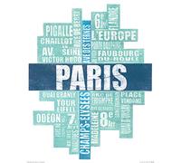 Barry Goodman (Paris Type 40 x 50 cm Toile Imprimée