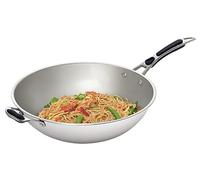 Sauteuse Wok inox Ø36 cm pour induction IW35 Bartscher Gris G