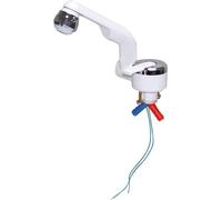 Barwig 20000-230 Mitigeur monocommandé Raccord de flexible 10mm Blanc, Chrome