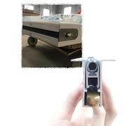 Bas de Porte Automatique Joint de Bas de Porte Automatique à Mortaiser, Joint D'insonorisation | Joint Anti-rongeurs Encastré pour Porte, Enrouleur Anti-courant D'air.(Style-B,34in/86.3cm)
