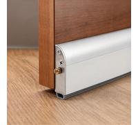 Bas de Porte Automatique Plinthe Automatique Escamotable en Applique | Joint D'étanchéité et D'isolation Phonique, Hauteur de Joint Réglable Jusqu'à 14mm, Pas de Frottement au sol Sur les Parquets