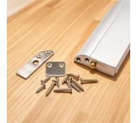 Bas de Porte Automatique Plinthe Automatique pour Porte avec Quincaillerie | Plinthe Automatique Escamotable en Applique, Joint Rétractable Comblant les Espaces Jusqu'à 14 mm, Bloque le Bruit