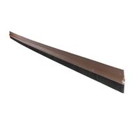 Bas de porte PVC adhesif 1m avec brosse Marron
