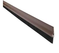 Bas De Porte Pvc Adhesif 1m Avec Brosse Marron