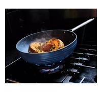 BASALT FUTUR Wok Aluminium pressé épais revêtement céramique D30 cm