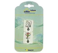 Basaplast BAS019 Lot de 2 crochets muraux en aluminium avec décorations