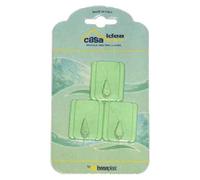 Basaplast BAS029 Lot de 3 crochets individuels, salle de bain et cuisine, en aluminium, couleurs assorties