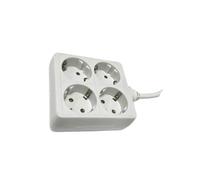Base carrée à 4 Prises, 16 A, économique, idéale pour connecter Plusieurs appareils électriques à la Maison ou au Bureau.