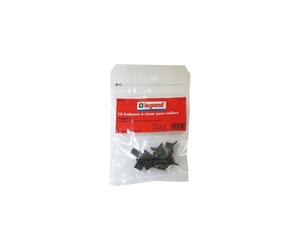 Base de fixation à visser LEGRAND 098490 pour serre-câbles Noir polyamide (PA) 10 pièces