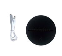 Base De Lampe Led En Acrylique Avec Interrupteur Tactile, Illusion 3d, Veilleuse De Remplacement, 7 Couleurs, Pour Chambre D'Enfant, Décoration De La Maison