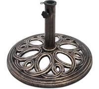 base de parasol giantex en fonte solide pour colonne de parapluie 38mm/48mm en intérieur / extérieur G