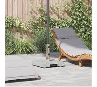 vidaXL Pied de parasol Granit gris 41 x 41 x 37 cm