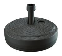 Prosperplast Base de parasol en polyéthylène 10 kg 39 x 39 x 13 cm en chocolat