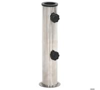 Vidaxl Base De Parasol Pour Mât Ø38/48 Mm Argenté Inox