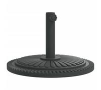 Base De Parasol Ronde Stable Extérieure 45 X 31,5 Cm Motifs Élégants En Pe Noir Helloshop26 02_0056650 Multicolore
