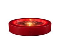 Base de plate-forme de boisson éclairée avec commande, lumière de tasse à LED ABS pour affichage en verre, décoration de table de fête, base de lumière de boisson à LED lumineuse, plate-forme