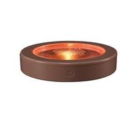 Base de plate-forme de boisson éclairée avec commande, lumière de tasse à LED ABS pour affichage en verre, décoration de table de fête, base de lumière de boisson à LED lumineuse, plate-forme