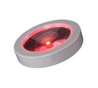 Base de plate-forme de boisson éclairée avec commande, lumière de tasse à LED ABS pour affichage en verre, décoration de table de fête, base de lumière de boisson à LED lumineuse, plate-forme
