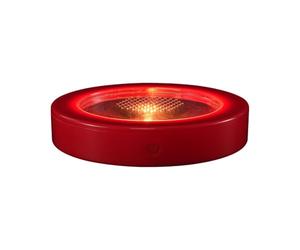 Base de plate-forme de boisson éclairée avec commande, lumière de tasse à LED ABS pour affichage en verre, décoration de table de fête, base de lumière de boisson à LED lumineuse, plate-forme