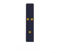 Base de ponceuse pneumatique droite 9,8 x 4 cm avec coussinet en caoutchouc | Base en caoutchouc de 9,8 x 4 cm, ponçage plat stable, s'adapte aux outils en ligne droite, construction robuste