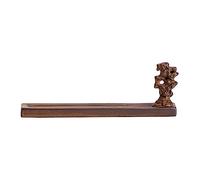 Base de Porte-Encens Porte-encens Porte-brûleur d'encens en céramique for décoration d'intérieur ou Attrape-Cendres, for Bureau à Domicile, comptoirs de Yoga, Salle méditation, Longueur 20,3 cm