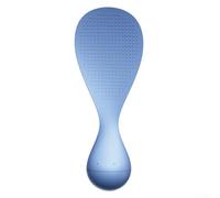 Base debout antidérapante et antidérapante rose - Cuillère de service en plastique résistant à la chaleur Passe au lave-vaisselle Cuillères à riz pour riz (bleu)