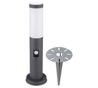 Base en acier inoxydable lumière broche de terre allée de jardin détecteur de mouvement cour extérieur lampe sur pied enfichable ANTHRACITE