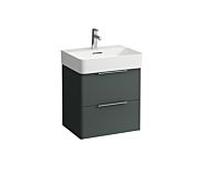 base Laufen pour meuble sous-vasque VAL H4021921102661 53x53x39cm, avec 2 tiroirs, gris signalisation