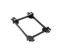 Base Mobile Plateau à Roulettes Universel Capacité 680,3kg Avec 4 Roues Pivotantes