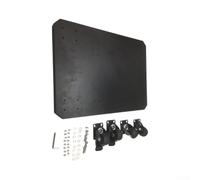 Base mobile pour ToughBuilt pour boîtes Stacktech avec roues verrouillables | Convient pour la construction robuste pour Stacktech, cadre en acier au carbone, pivotant à 360 degrés