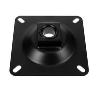 Base Pivotante de Fauteuil de Barbier en Fer Noir pour Salon | Châssis de Raccordement, Accessoire de Coiffure Pratique, Pièces de Rechange pour Chaise de Barbier