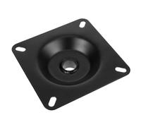 Base Pivotante pour Chaise de Salon, Connecteur Noir en Fer | Accessoire de Fauteuil de Barbier, Châssis de Remplacement, Usage Solide, Style Pratique