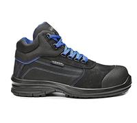 Base Protection B0954 Pulsar Top Botte de Sécurité pour Femmes | Noir/Bleu, 44, S1P EN ISO 20345, Sans Métal, Semelle Fresh'n Flex, Matelassage en LYCRA, Construction et Industrie Légère