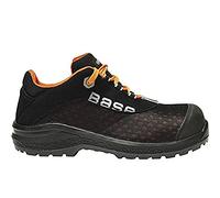 Base Protection, Be-Fit Chaussure de Sécurité pour Hommes et Femmes, Noir et Orange, Taille 41