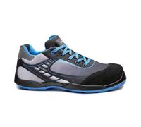 Base Protection, Bowling Chaussure de Sécurité pour Hommes et Femmes, Noir et Bleu, Taille 42