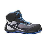 Base Protection, Bowling Top Botte de Sécurité pour Femmes et Hommes, Noir et Bleu, Taille 46