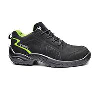 Base Protection, Chester Chaussure de Sécurité pour Hommes et Femmes, Noir et Vert, Taille 42