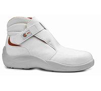 Base Protection, Cromo Chaussure de Sécurité pour Hommes et Femmes, Blanc et Orange, Taille 39