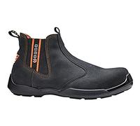 Base Protection, dealer Botte de Sécurité pour Hommes, Noir et Orange, Taille 45