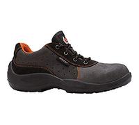 Base Protection, Franklin Chaussure de Sécurité pour Femmes et Hommes, Gris et Orange, Taille 35