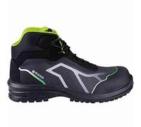 Base Protection, Oren Top Botte de Sécurité pour Femmes et Hommes, Noir et Vert, Taille 46