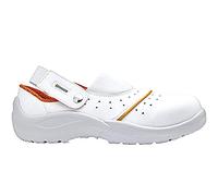 Base Protection, Osmio Chaussure de Sécurité pour Hommes et Femmes, Blanc et Orange, Taille