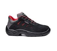 Base Protection, Toledo Chaussure de Sécurité pour Hommes et Femmes, Noir et Rouge, Taille 41