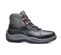 Base Protection, Verdi Botte de Sécurité pour Hommes, Noir, Taille 37