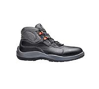 Base Protection, Verdi Botte de Sécurité pour Hommes, Noir, Taille 47