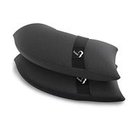 Baser Poids pour tonnelle Sacs de Sable Courbés 2x20kg - Lestage pour Parasol de Jardin Exterieur & Tonnelle Pliante - Sac Jardin Imperméable, sans Sable