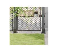 vidaXL Bases de poteau carrées 12 pcs anthracite 81x81 mm