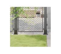 vidaXL Bases de poteau carrées 12 pcs anthracite 91x91 mm
