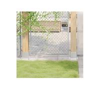 vidaXL Bases de poteau carrées 12pcs argent 101x101 mm acier galvanisé