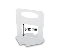 Bases RUBI Delta pour carreaux 3-12mm d'épaisseur - 1,5 mm - 400 un.